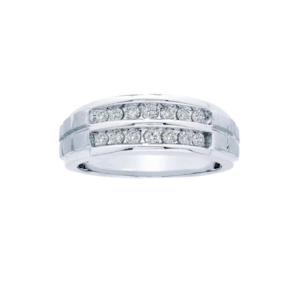 Men’s Diamond Wedding Band - Picture 6 of 6